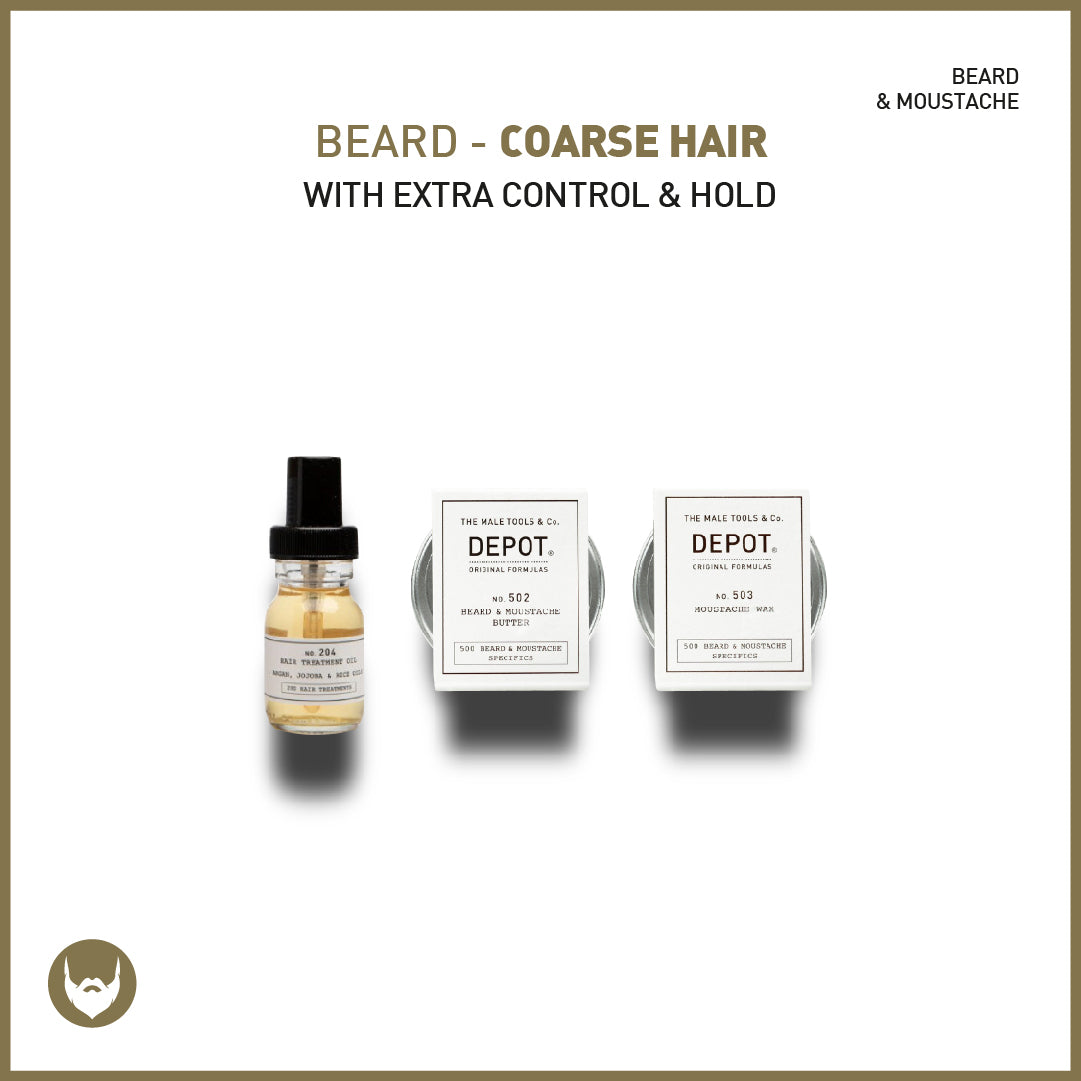 beard - coarse hair with extra control & hold - sadeenco