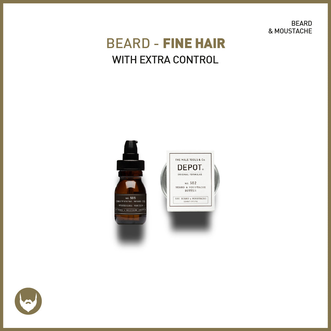 beard - fine hair with extra control - sadeenco