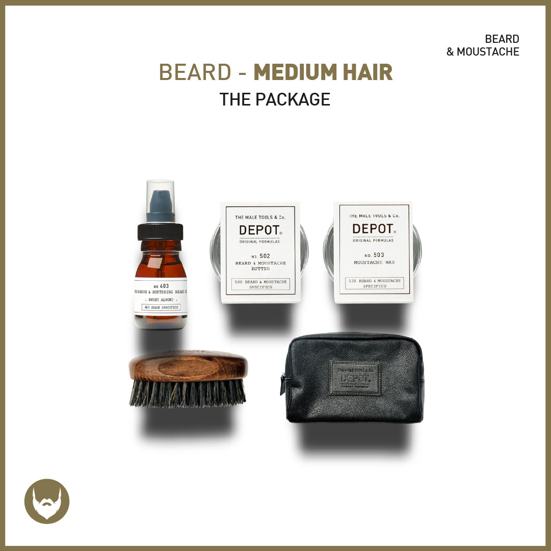 beard - medium hair the package - sadeenco