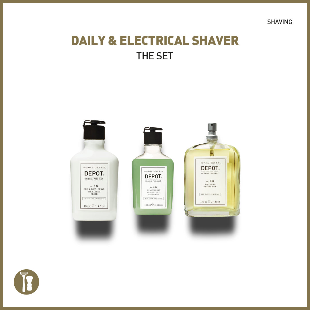 daily & electrical shaver the set - sadeenco