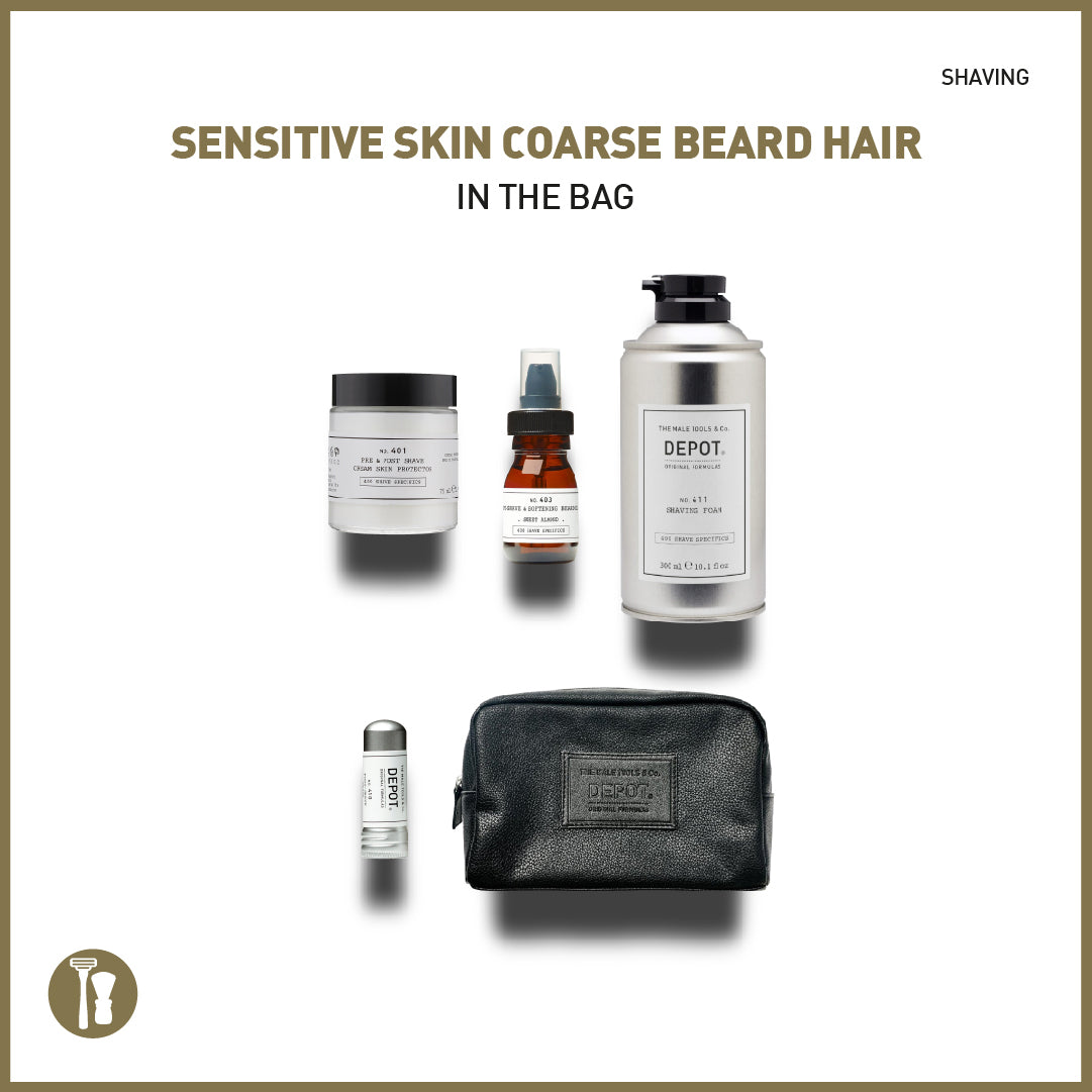 sensitive skin coarse beard hair in the bag - sadeenco