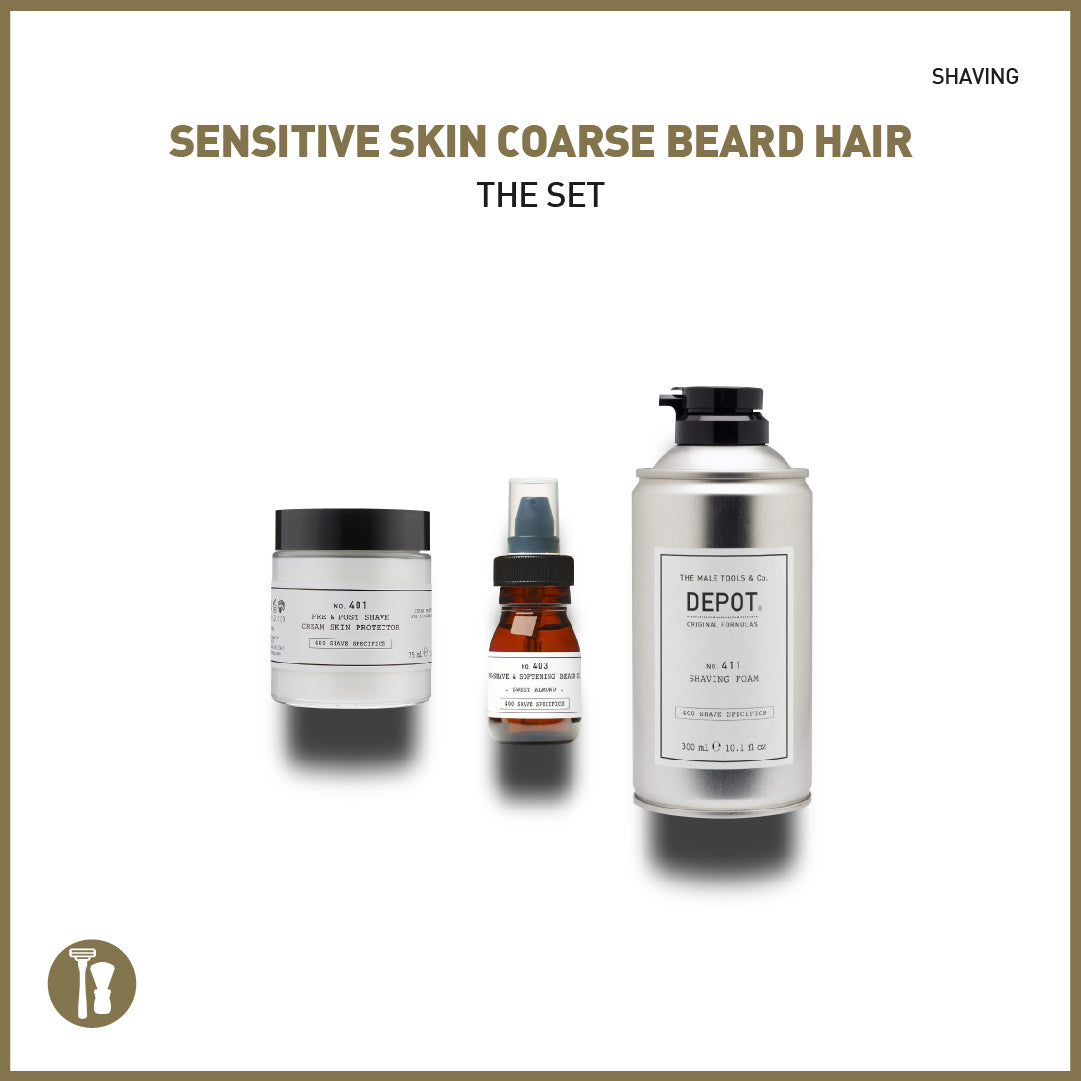 sensitive skin coarse beard hair the set - sadeenco