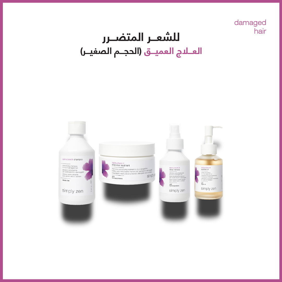 deep treatment for damaged hair treatment combo - sadeenco