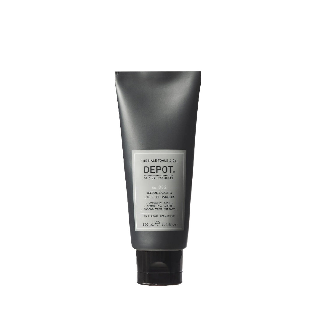 DEPOT 802 EXFOLIATING SKIN CLEANSER 100ML - sadeenco