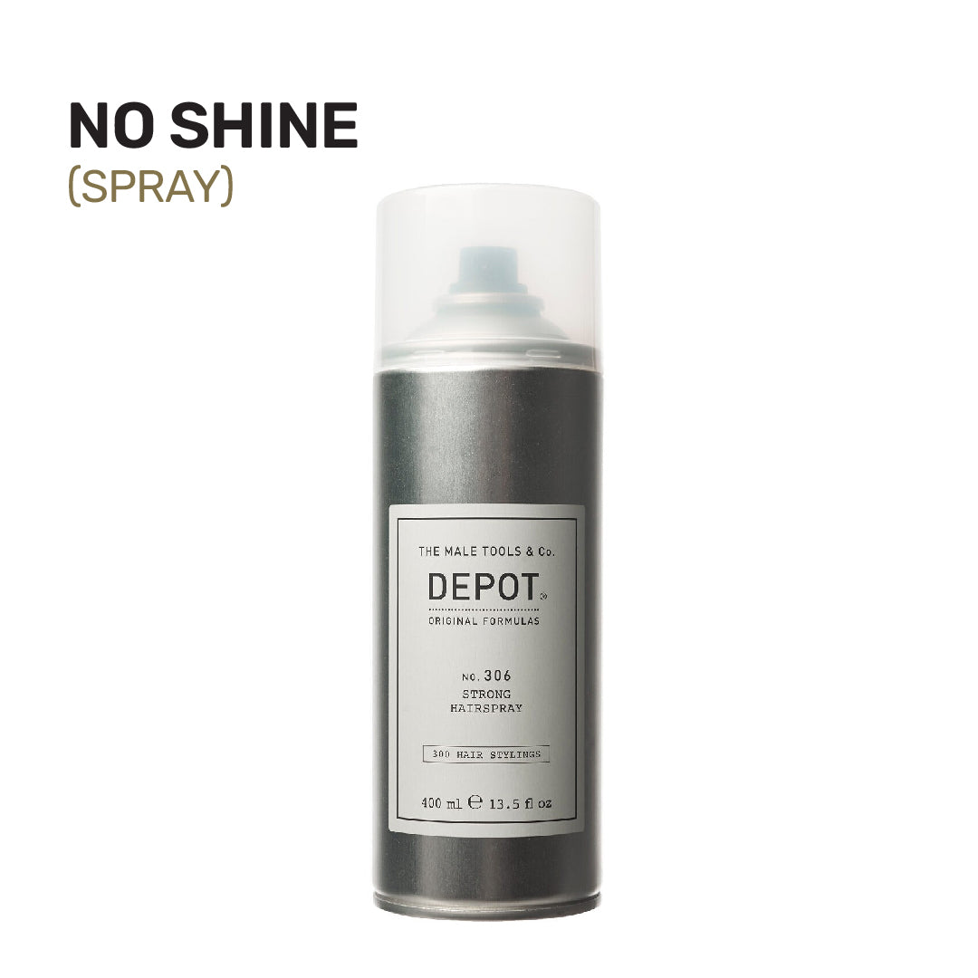 Depot strong hold hairspray for styling