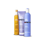 blonde hair frequent use trio