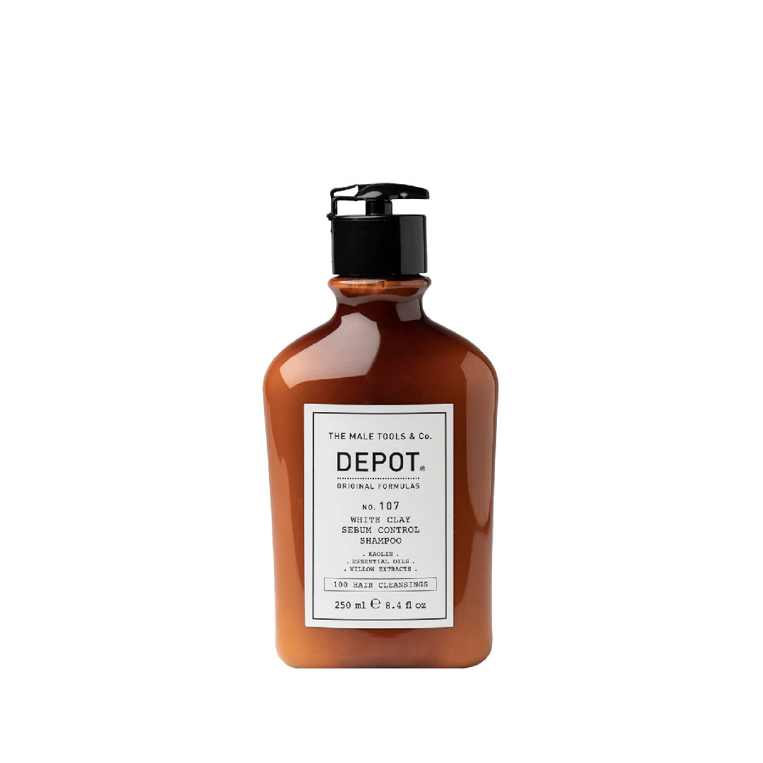 depot white clay sebum control shampoo