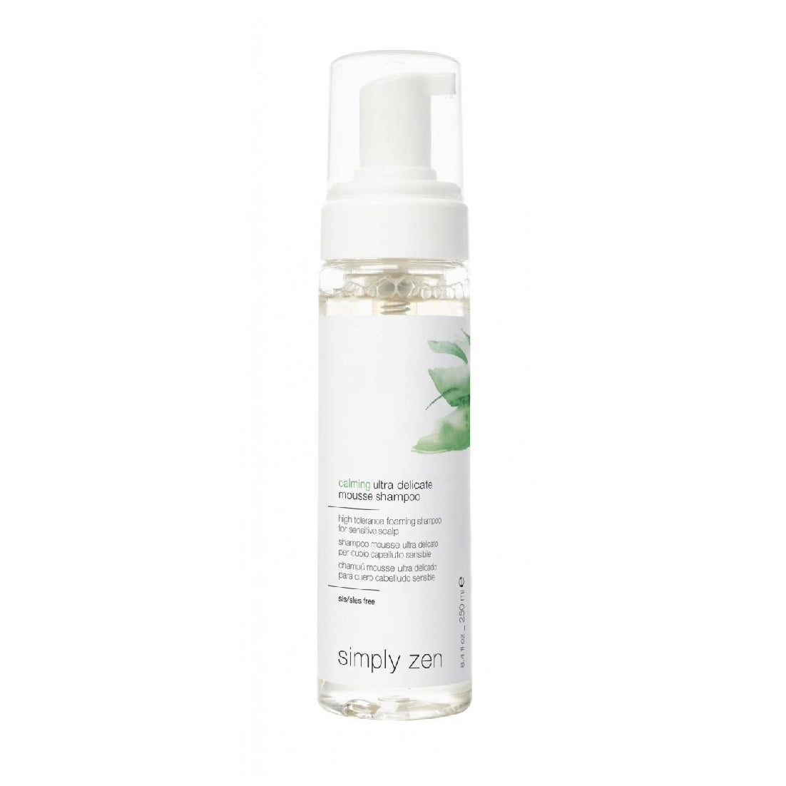 calming ultra delicate mousse shampoo 200 ml - sadeenco