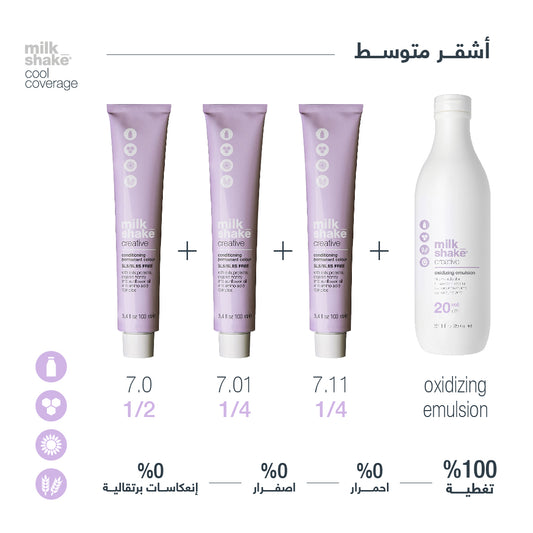cool coverage 7.0 medium blond