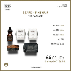 beard - fine hair the package