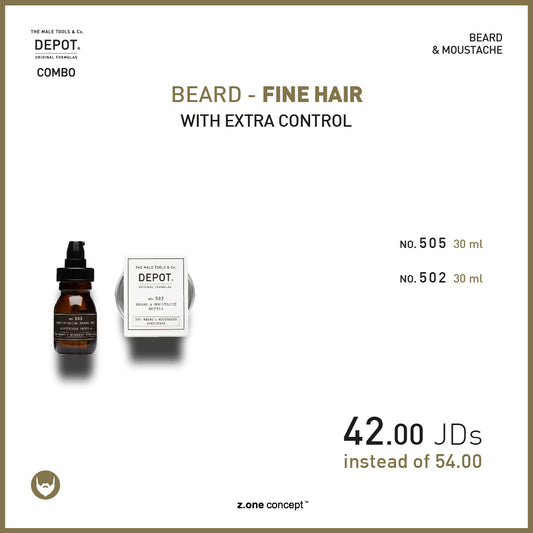 beard - fine hair with extra control