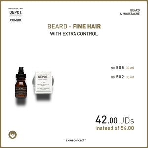 beard - fine hair with extra control