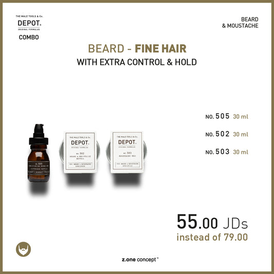 beard - fine hair with extra control & hold