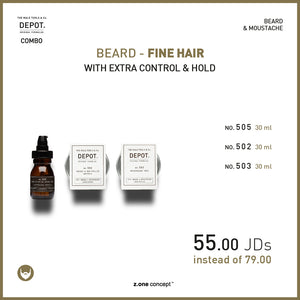 beard - fine hair with extra control & hold