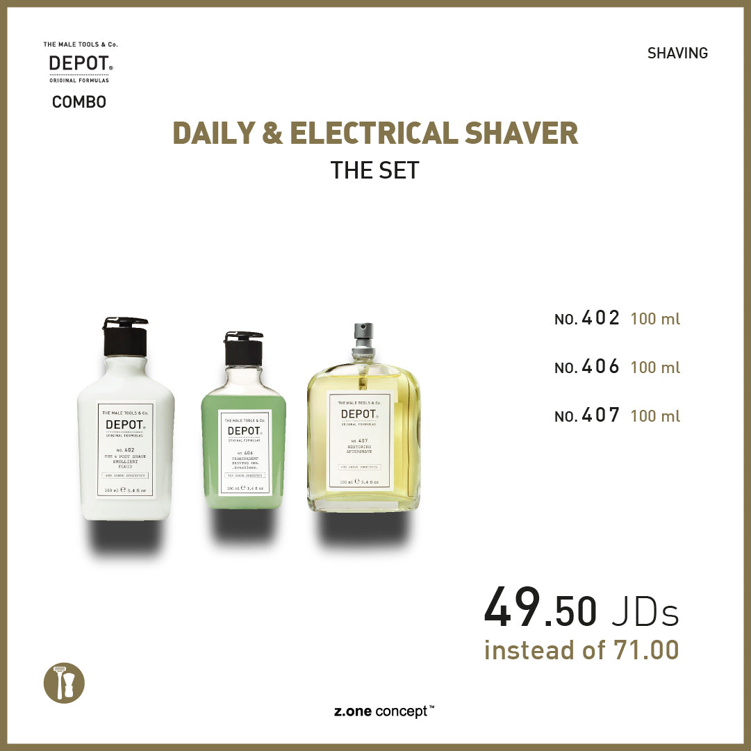 daily & electrical shaver the set