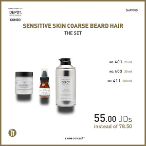 sensitive skin coarse beard hair the set