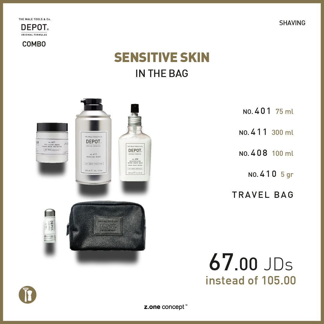 sensitive skin in the bag