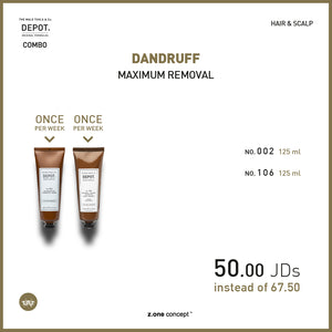 dandruff maximum removal