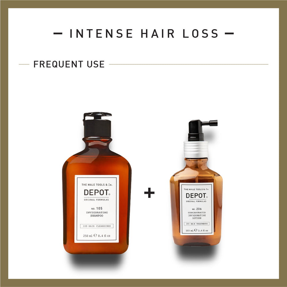 intense hair loss - frequent use
