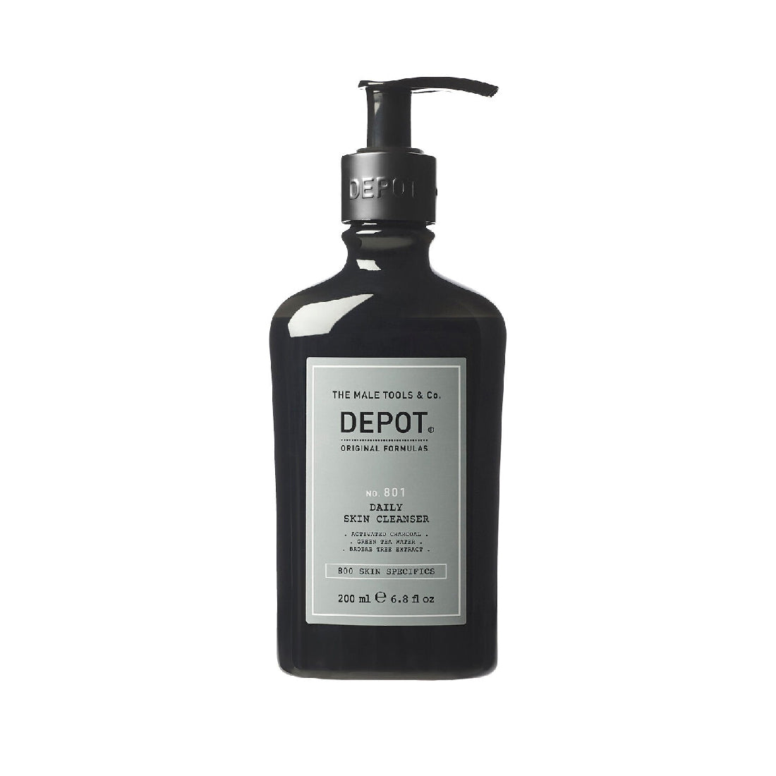 Depot charcoal face cleanser for men
