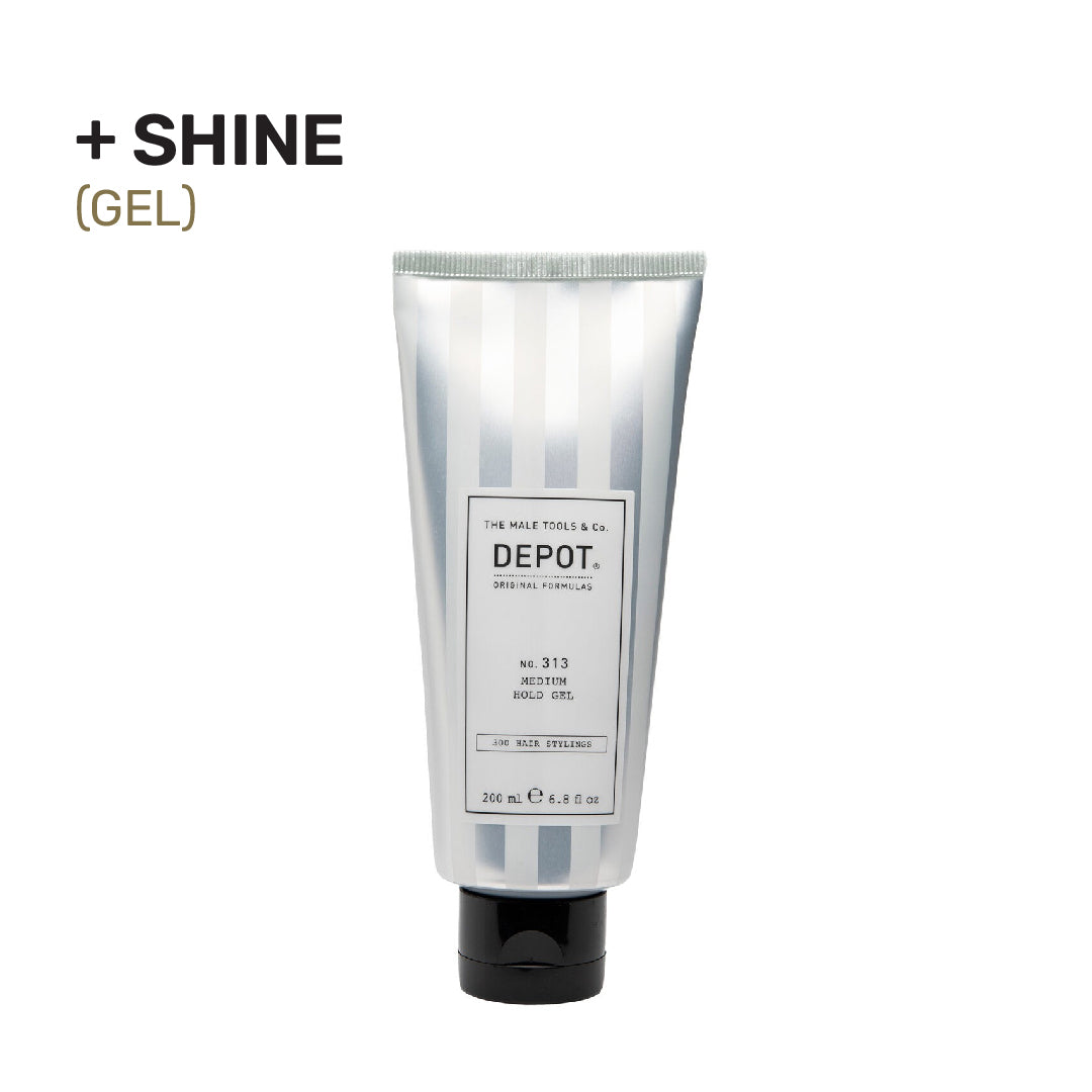 Depot medium hold styling gel for men