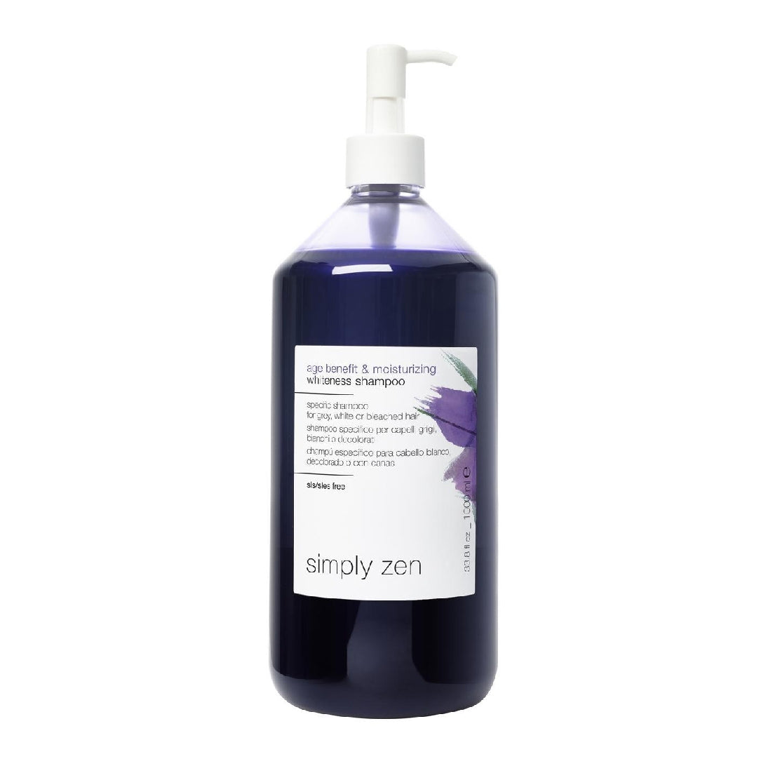 moisturizing shampoo for gray and blonde hair 1 liter