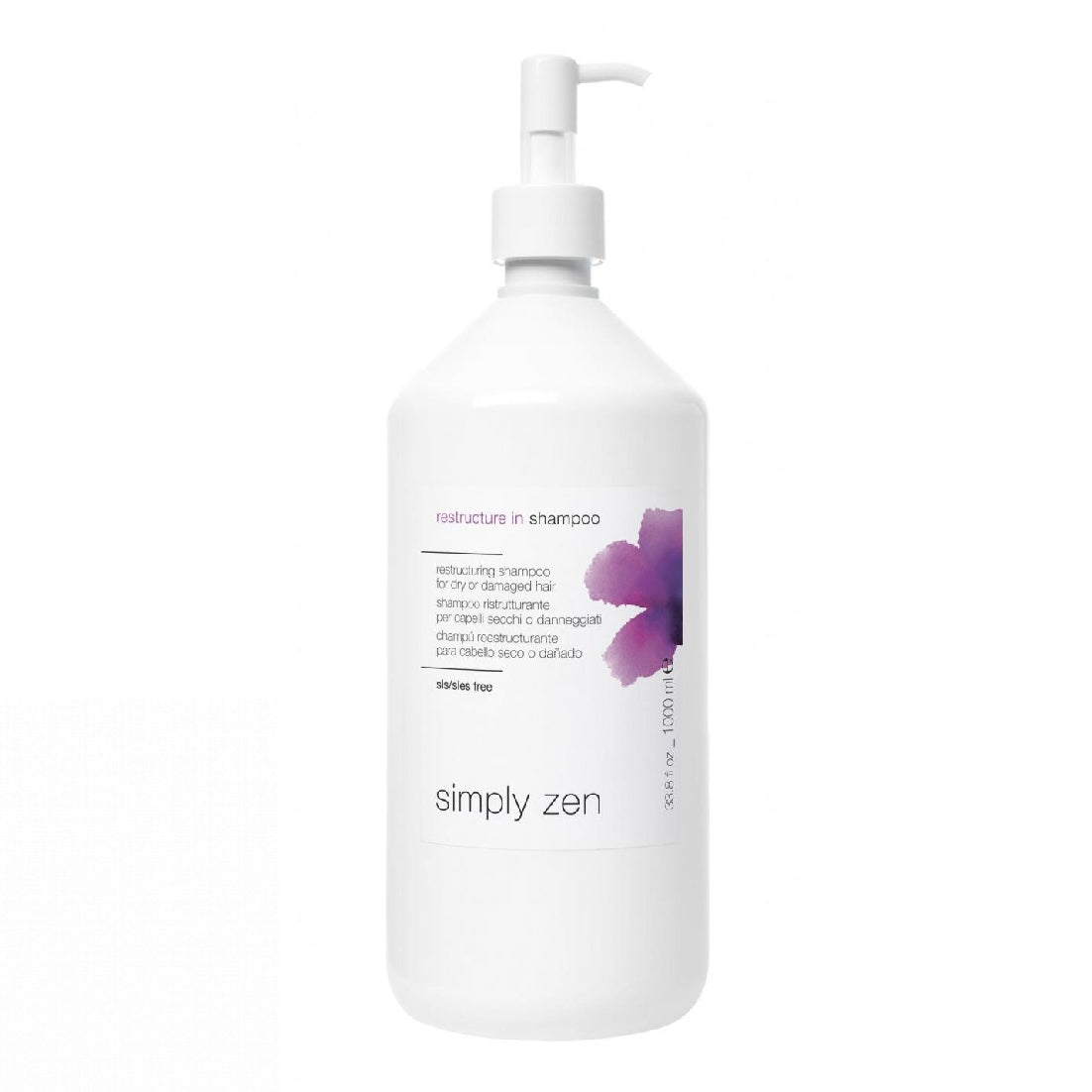 shampoo for damaged hair restructuring 1 liter