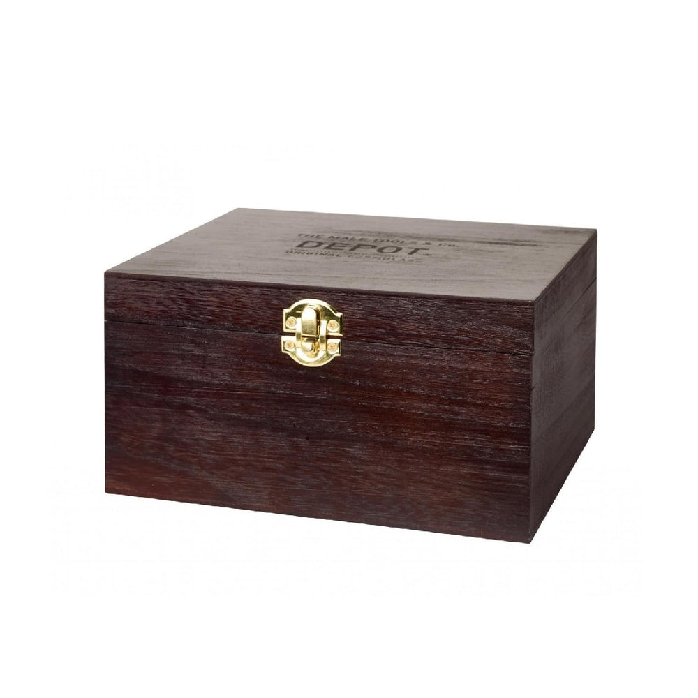 DEPOT WOODEN GIFT BOX .L (23X19X16)